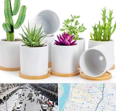 فروش گلدان سرامیکی در نادری اهواز 