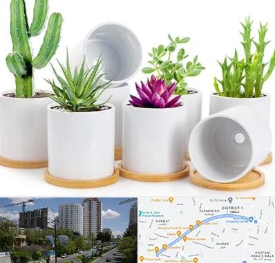 فروش گلدان سرامیکی در اندرزگو 