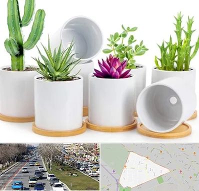 فروش گلدان سرامیکی در احمدآباد مشهد 