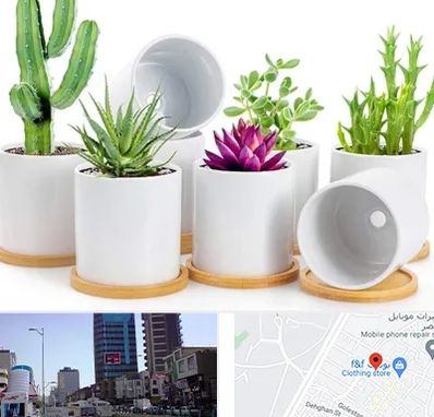 فروش گلدان سرامیکی در چهارراه طالقانی کرج 