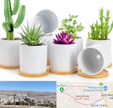 فروش گلدان سرامیکی در شهرک گلستان شیراز 