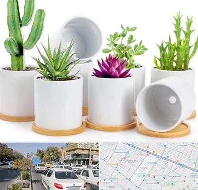 فروش گلدان سرامیکی در مفتح مشهد 