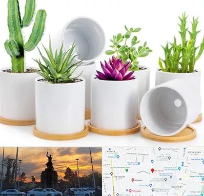 فروش گلدان سرامیکی در میدان حر 