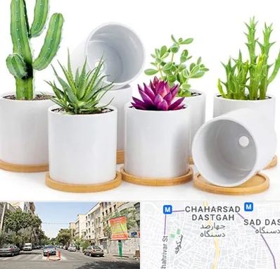 فروش گلدان سرامیکی در چهارصد دستگاه 