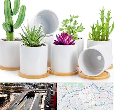 فروش گلدان سرامیکی در ستارخان شیراز 