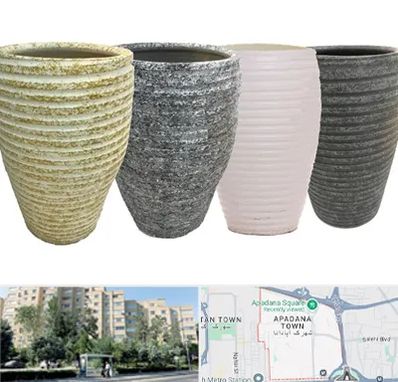 فروش گلدان سفالی در آپادانا