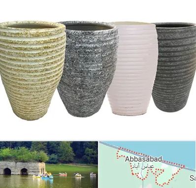 فروش گلدان سفالی در عباس آباد