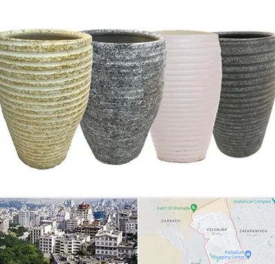 فروش گلدان سفالی در ولنجک 