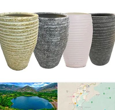 فروش گلدان سفالی در رودبار