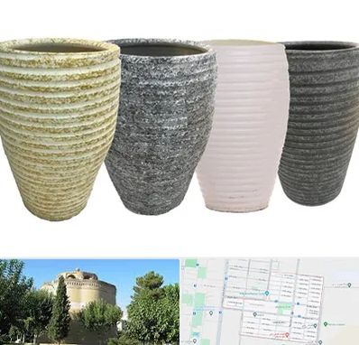 فروش گلدان سفالی در مرداویج اصفهان 