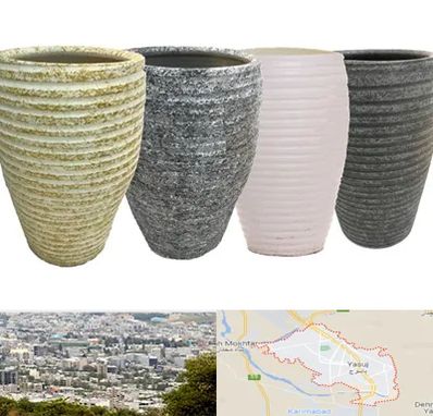 فروش گلدان سفالی در یاسوج