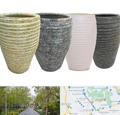 فروش گلدان سفالی در قدوسی غربی شیراز 