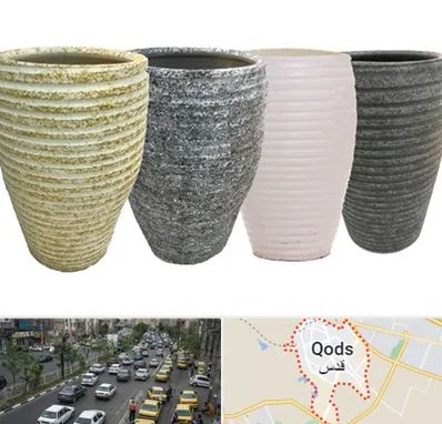 فروش گلدان سفالی در شهر قدس