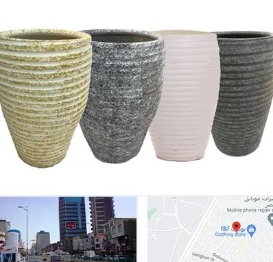 فروش گلدان سفالی در چهارراه طالقانی کرج 