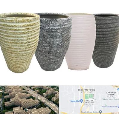 فروش گلدان سفالی در اکباتان 