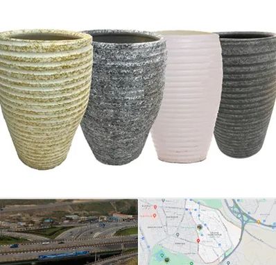 فروش گلدان سفالی در یاغچیان تبریز