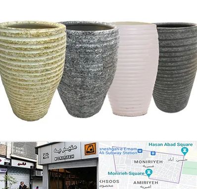 فروش گلدان سفالی در منیریه 