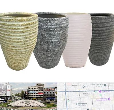 فروش گلدان سفالی در مرکز تهران