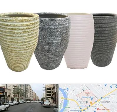 فروش گلدان سفالی در زیتون کارمندی اهواز 