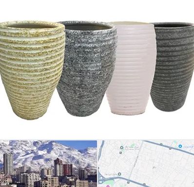 فروش گلدان سفالی در ازگل