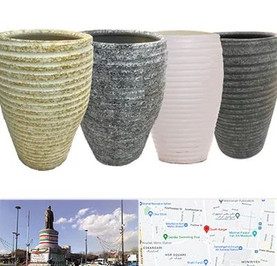 فروش گلدان سفالی در کارگر جنوبی 