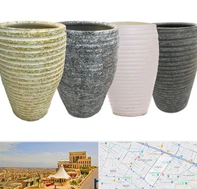 فروش گلدان سفالی در هاشمیه مشهد 