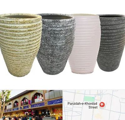 فروش گلدان سفالی در 15 خرداد