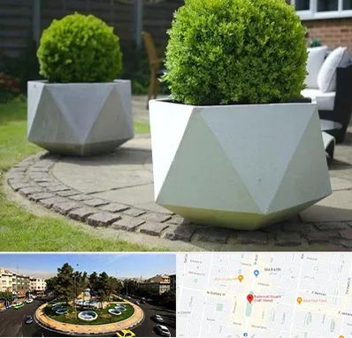 فروش گلدان فایبرگلاس در هفت حوض 