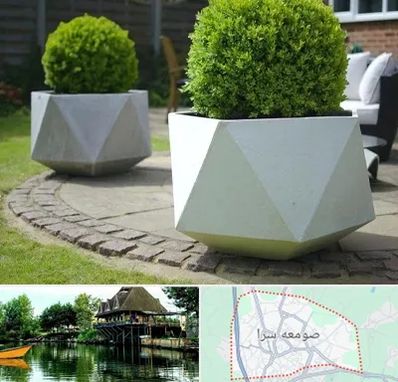 فروش گلدان فایبرگلاس در صومعه سرا