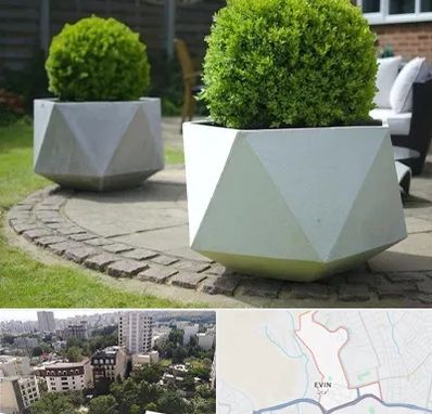 فروش گلدان فایبرگلاس در اوین