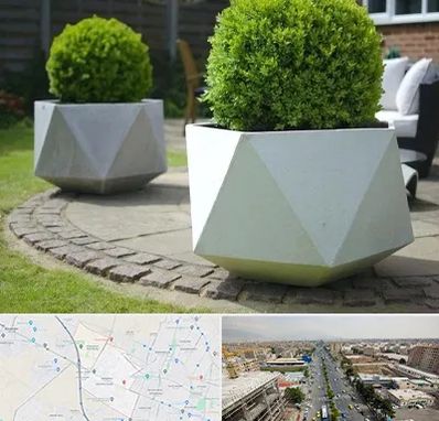 فروش گلدان فایبرگلاس در حصارک کرج 