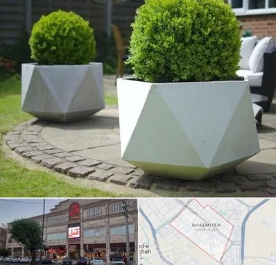 فروش گلدان فایبرگلاس در قائمیه اسلامشهر