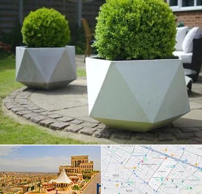 فروش گلدان فایبرگلاس در هاشمیه مشهد 