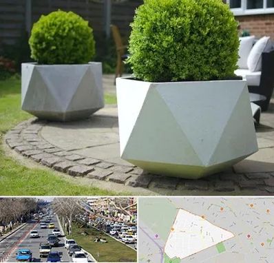 فروش گلدان فایبرگلاس در احمدآباد مشهد 