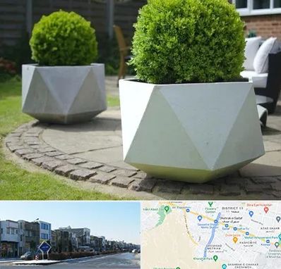 فروش گلدان فایبرگلاس در شریعتی مشهد 