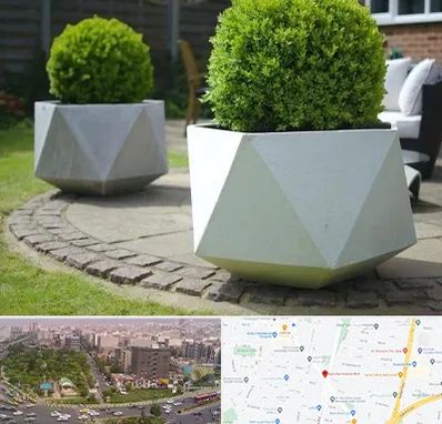 فروش گلدان فایبرگلاس در آیت الله کاشانی 