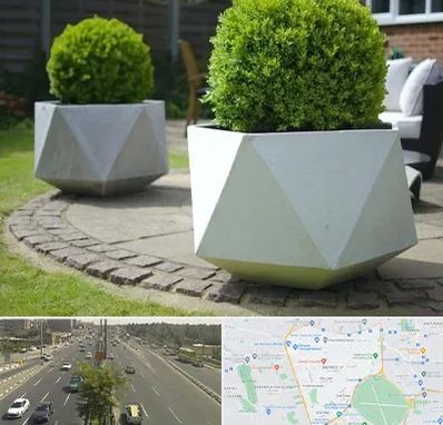 فروش گلدان فایبرگلاس در منطقه 17 تهران 