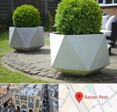 فروش گلدان فایبرگلاس در بازار رضا مشهد