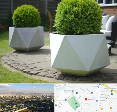 فروش گلدان فایبرگلاس در هنگام 