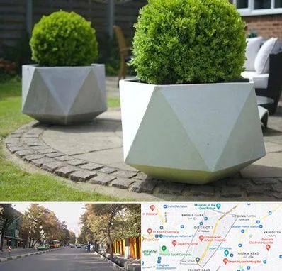 فروش گلدان فایبرگلاس در شریعتی 