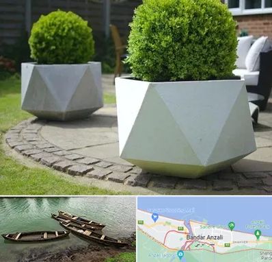 فروش گلدان فایبرگلاس در بندر انزلی