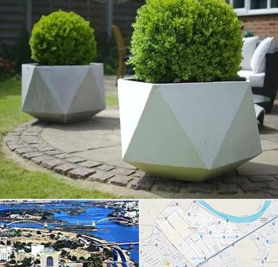 فروش گلدان فایبرگلاس در کوروش اهواز 