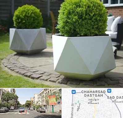 فروش گلدان فایبرگلاس در چهارصد دستگاه 