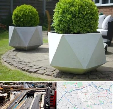 فروش گلدان فایبرگلاس در ستارخان شیراز 