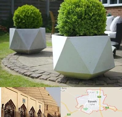 فروش گلدان فایبرگلاس در ساوه