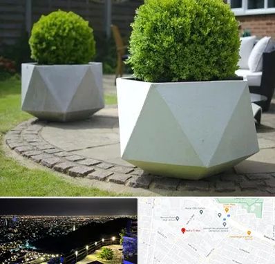 فروش گلدان فایبرگلاس در هفت تیر مشهد 