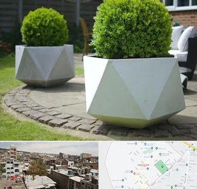 فروش گلدان فایبرگلاس در شمیران نو 