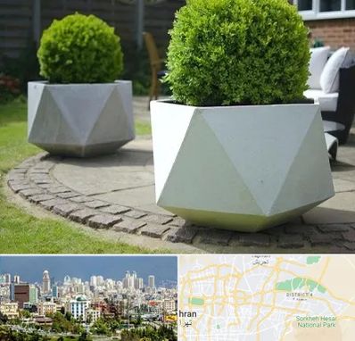 فروش گلدان فایبرگلاس در شرق تهران 