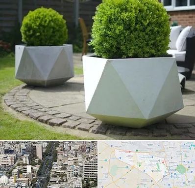 فروش گلدان فایبرگلاس در منطقه 18 تهران 