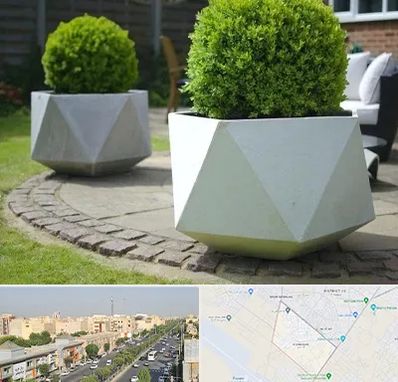 فروش گلدان فایبرگلاس در کیانمهر کرج 